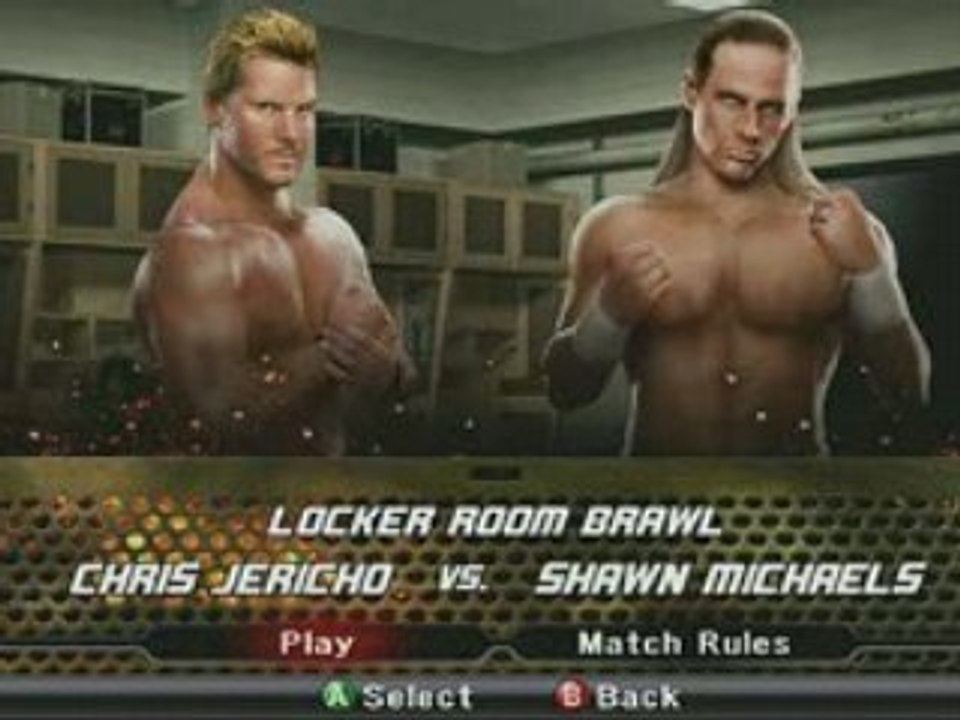 wwe smackdown vs raw 2009 locker room brawl gameplay