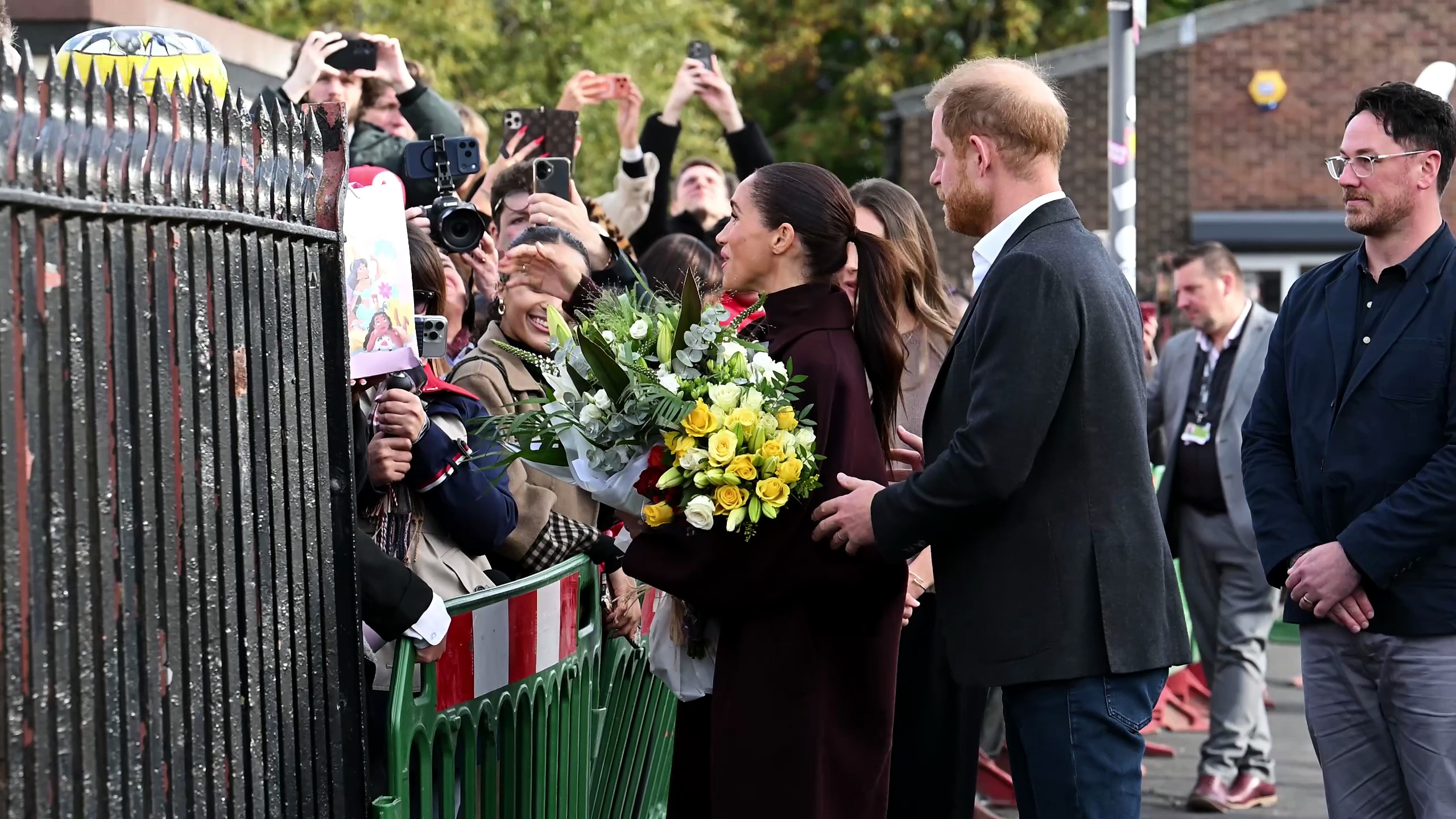Prince Harry and Meghan joined by Kensington Palace aide Beth Herlihy