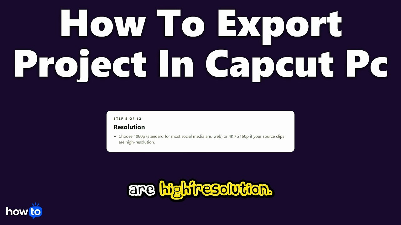 How to export project in capcut pc (Step by Step) - video Dailymotion