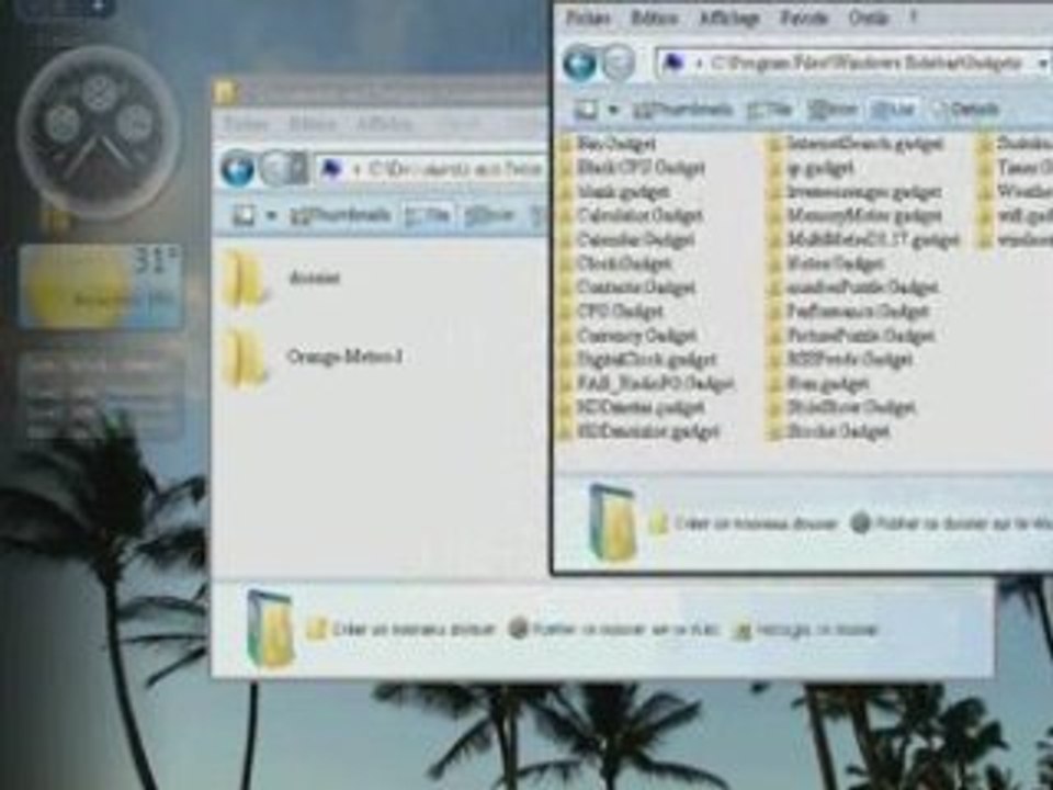 Windows side bar