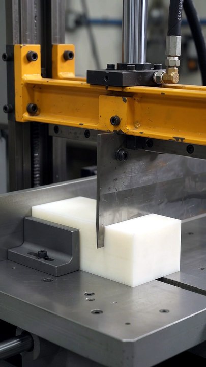 Precision Polymer Shear: HDPE Block Cutting - video Dailymotion