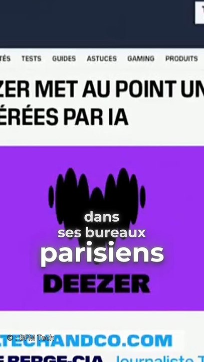Deezer : En janvier 2025, dans ses bureaux parisiens, Deezer allume un ...
