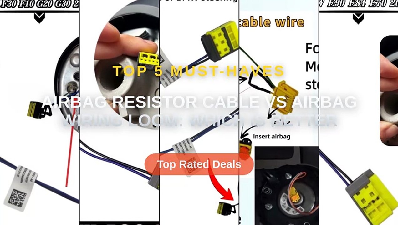 Airbag Resistor Cable vs Airbag Wiring Loom: Which Is Better - video ...