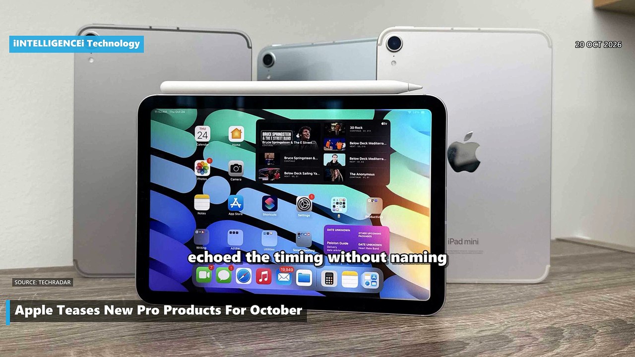 Apple Teases New Pro Products For October | Tech News Today English 20 ...