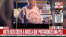 Nieto hizo creer a abuela que protagonizó una peli: ¡un genio!