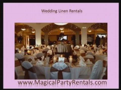 Wedding Linens Rentals