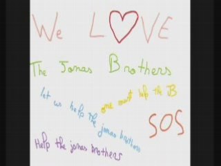 SOS for Jonas Brothers I love them