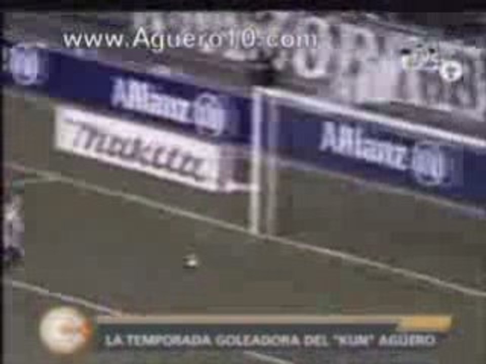 Goles de Aguero 2007 2008