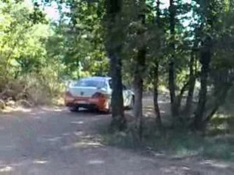 Rallye terre des Causses 2008 Richard Frau Lancer Evo 9