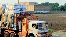 Overloaded Pakistani Truck Crossing Under Bridge - Will It Touch?