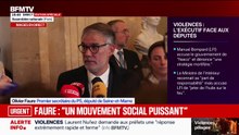 Violences et pillages: "Il faut que le gouvernement accepte l'idée d'une désescalade", affirme Olivier Faure, premier secrétaire du PS
