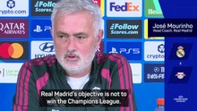 'Real Madrid's objective is not to win the Champions League' - Mourinho