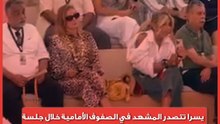 يسرا تتصدر المشهد في الصفوف الأمامية خلال جلسة حوارية للمخرج يسري نصر الله بـالجونة السينمائي