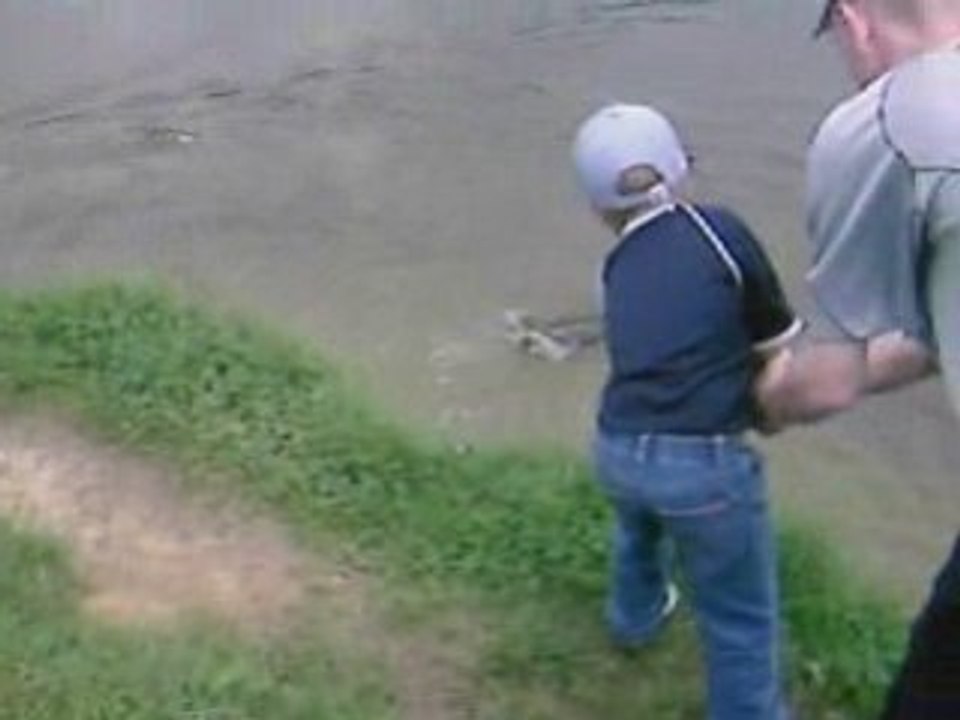 Matthias à la pêche