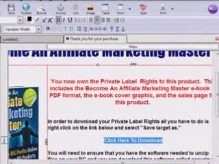 PLR Product Download Pages
