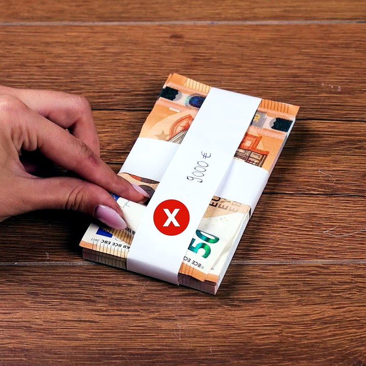 This money stack trick is guaranteed to be a showstopper! 💵 ️ - video ...