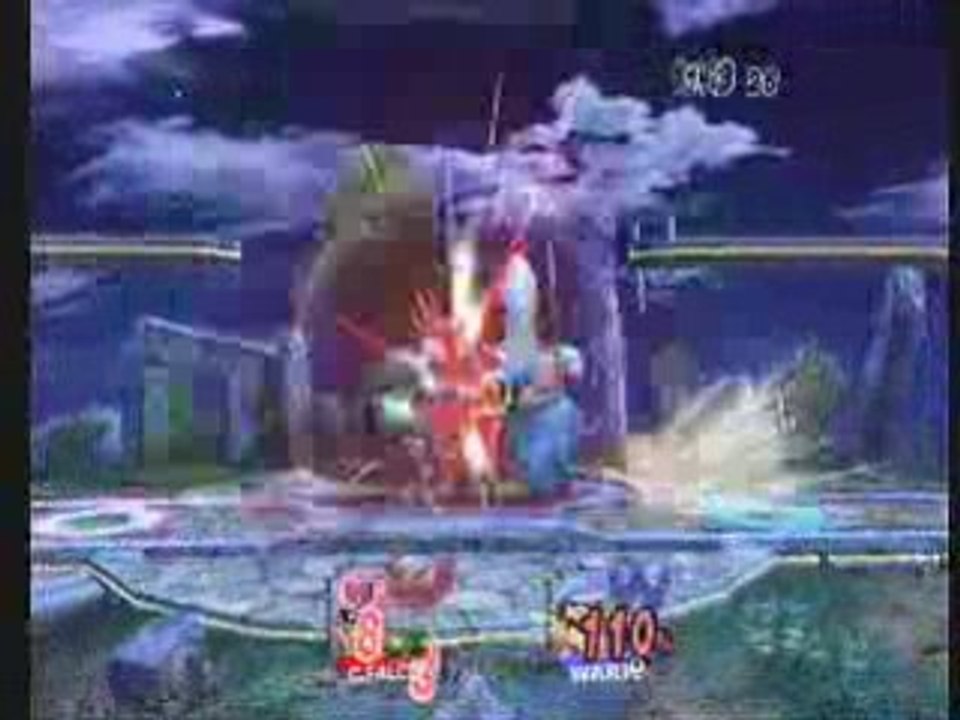 SSBB Cpt. Falcon vs Wario