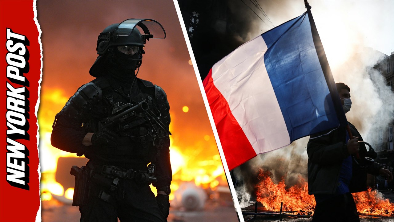Anarchy in France: Behind the riots and violent protests - video ...