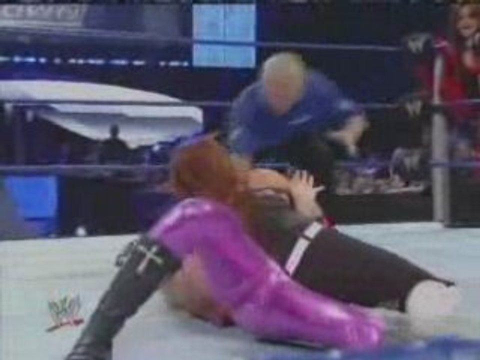 Michelle McCool and Maria vs. Natalya and Maryse 8-29-08