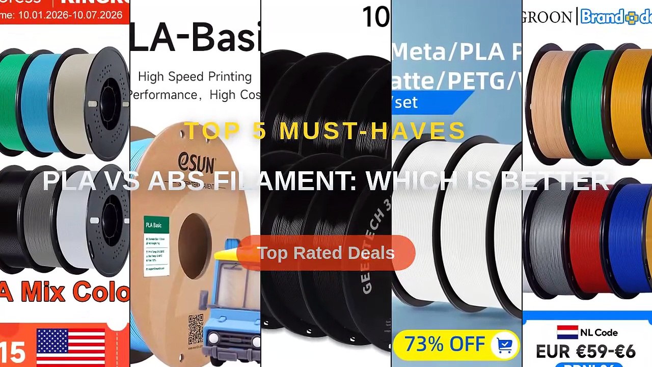 PLA vs ABS Filament: Which Is Better - Video Dailymotion