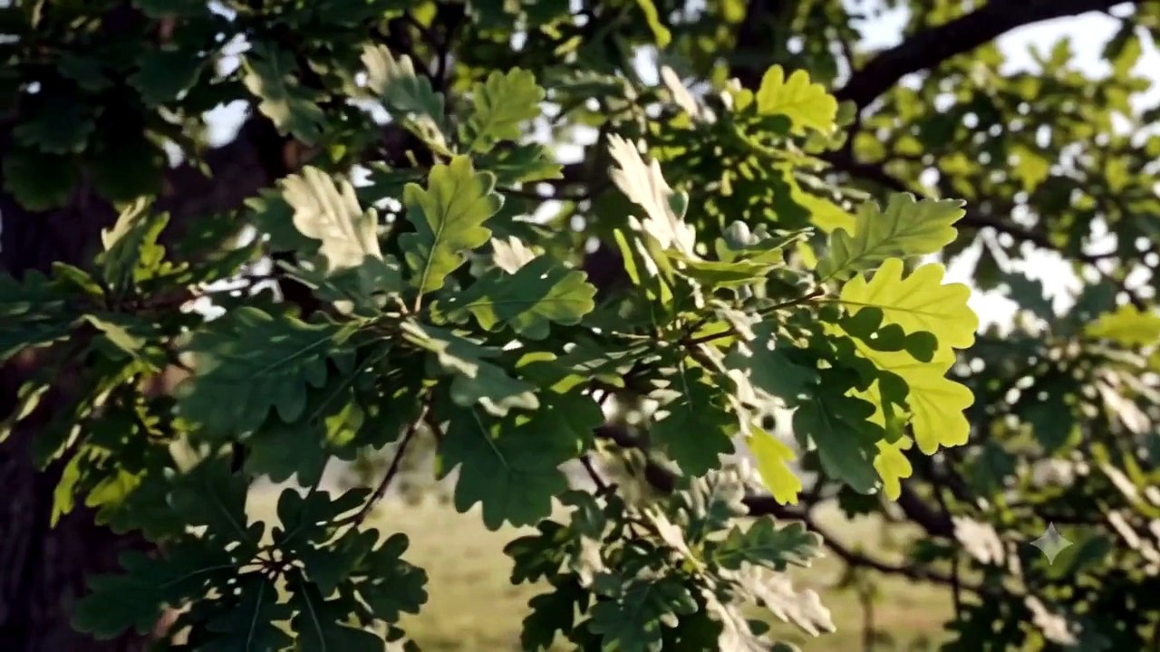 🌳 Ancient Oak Tree Meditation 🌿 Peaceful Sitar Music for Deep ...