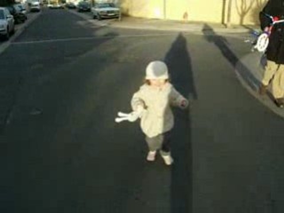 Clementine - première sortie à vélo...