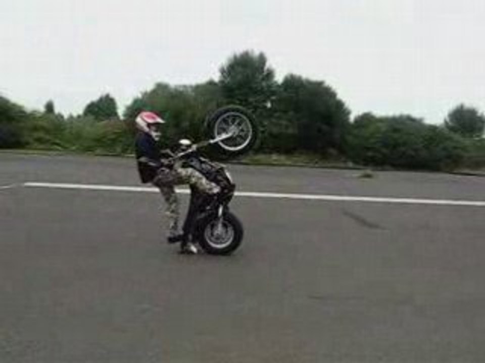 Essaie curling sur yamaha tw 125