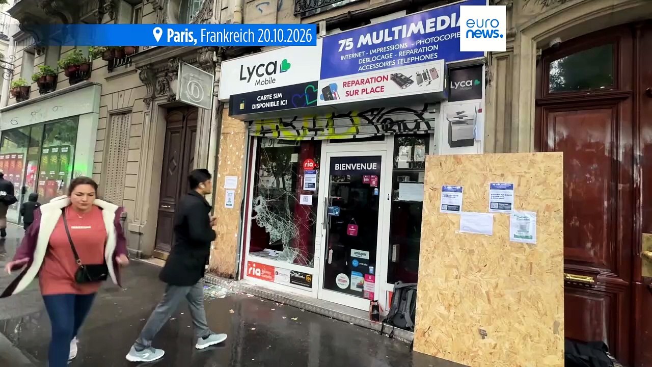 Händler in Paris sah hilflos Plünderung live am Handy: "Ich dachte: Wie kann das sein?"