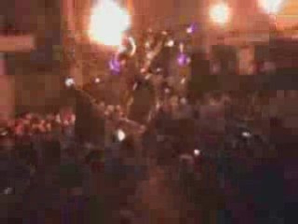 Fany, Filou and I at the Tekno Circus Party-Barcelona 2001