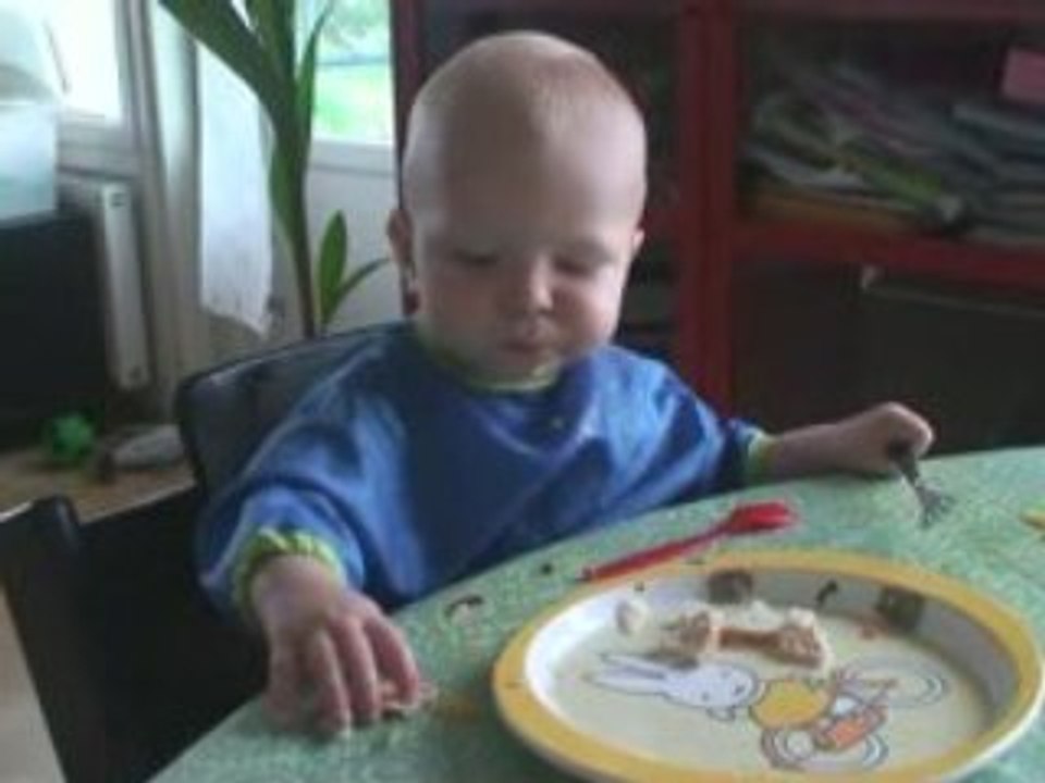 Eating pancakes 2