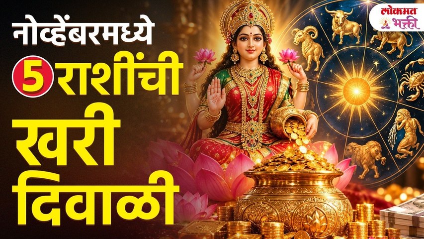 November 2026 Rashi Bhavishya | नोव्हेंबरमध्ये चमकणार या 5 राशींचं नशीब! | Zodiac Signs | Horoscope