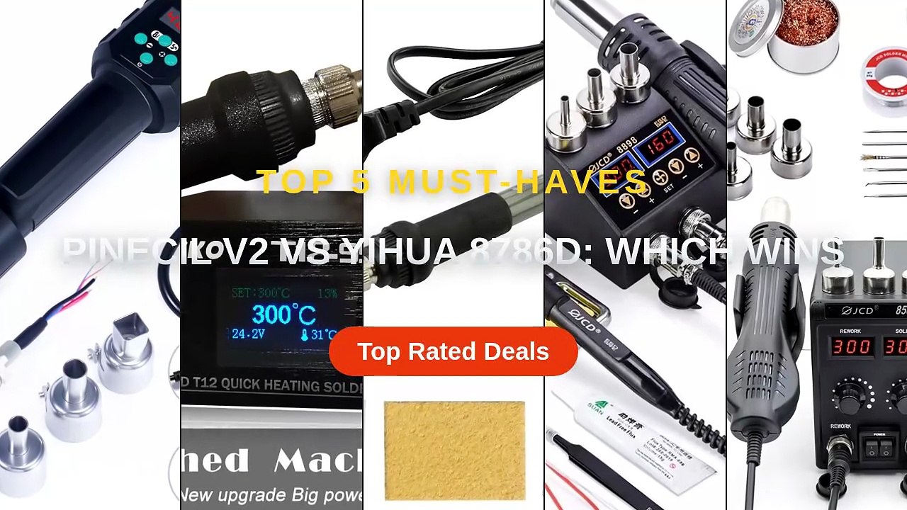Pinecil V2 vs YIHUA 8786D: Which Wins - Video Dailymotion
