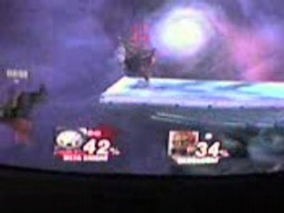 Meta Knight vs ganondorf lv9 [SSBB]