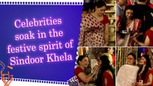 Tanishaa Mukerji, Rupali Ganguly, Nysa Devgan and other celebs celebrate Sindoor Khela at North Bombay Durga Puja