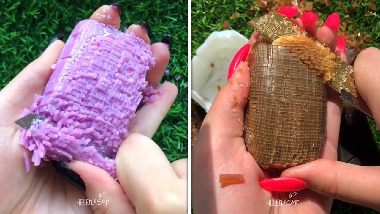 1 Hour Soap Carving ASMR Compilation for Sleep and Relaxation - video ...