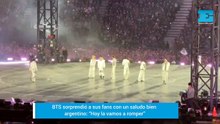 BTS sorprendió a sus fans con un saludo bien argentino: “Hoy la vamos a romper”