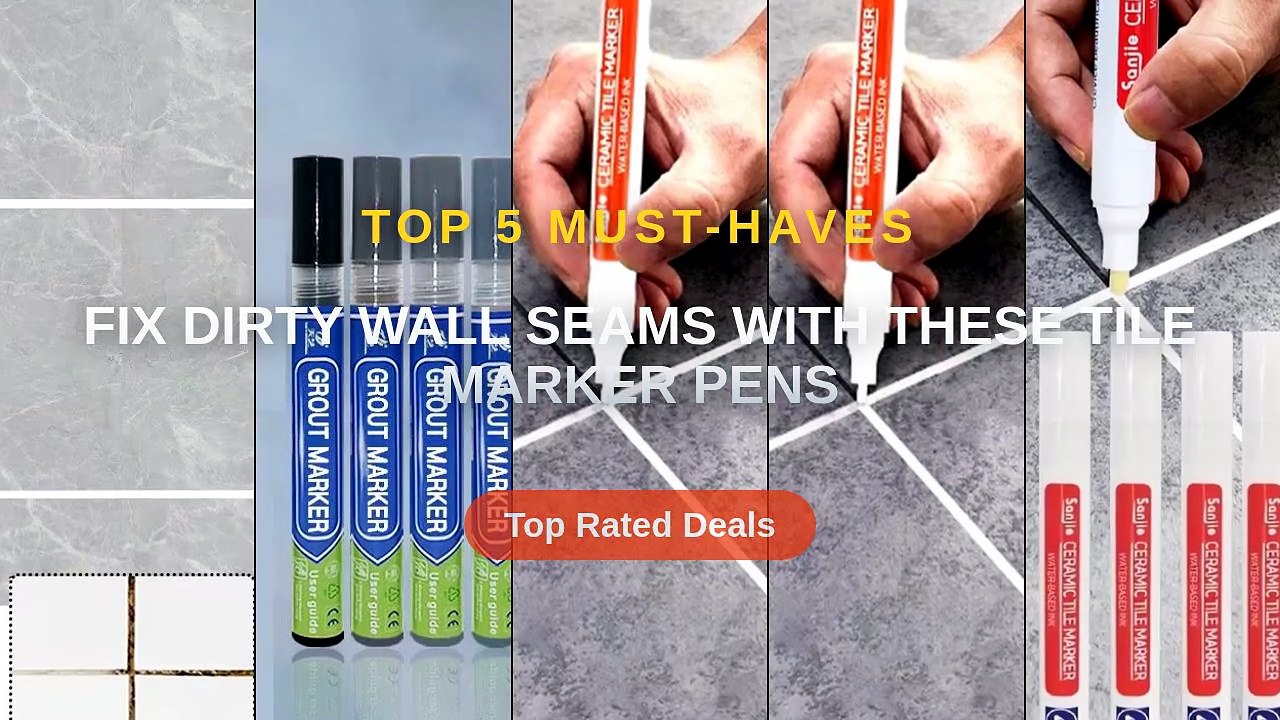 Fix Dirty Wall Seams With These Tile Marker Pens - Video Dailymotion