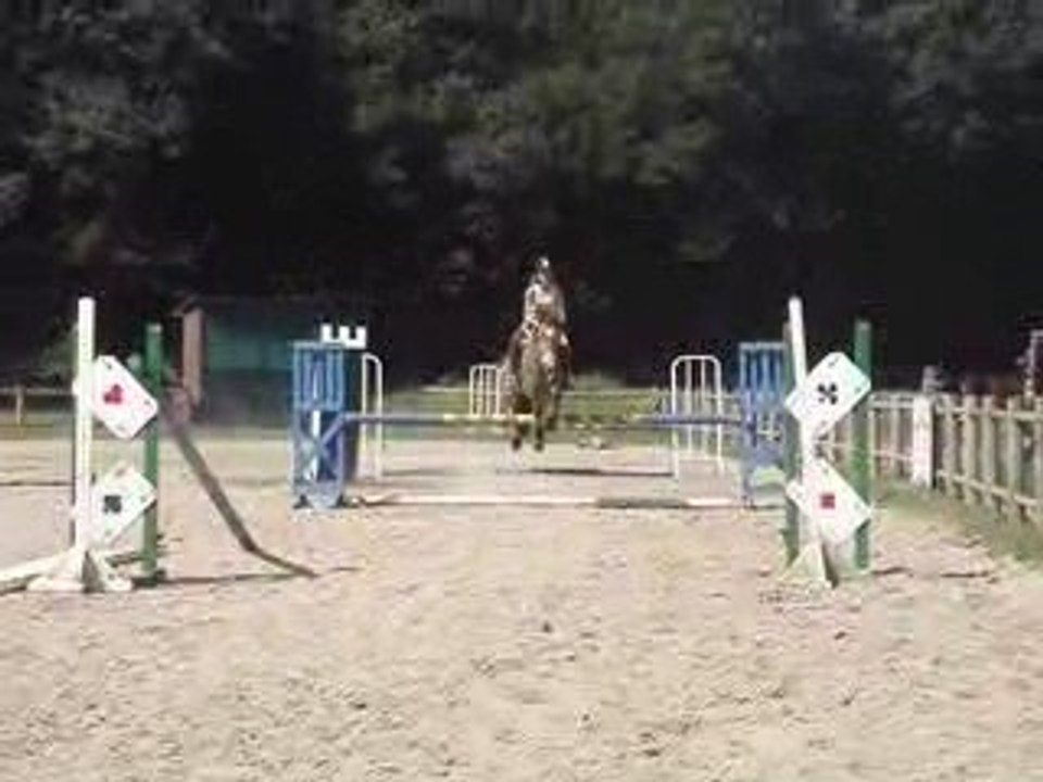 Ocibelle et moi en saut