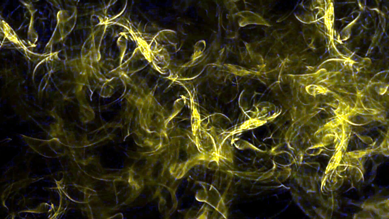 1440p Video (30 minute) yellow smoke on black background – animated ...