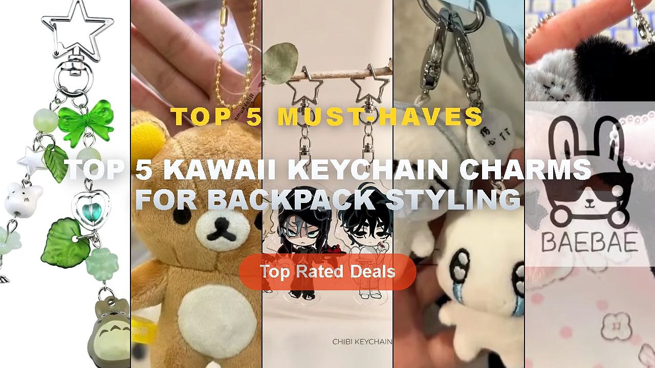 Amazing Top 5 Kawaii Keychain Charms For Backpack Styling You Need To ...
