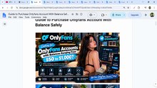 beginner's guide to buy onlyfans accounts with balance online
