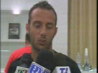 I giocatori prima di Catania-Genoa