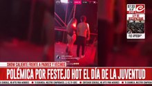 Día de la juventud: el "show caliente" que generó polémica entre