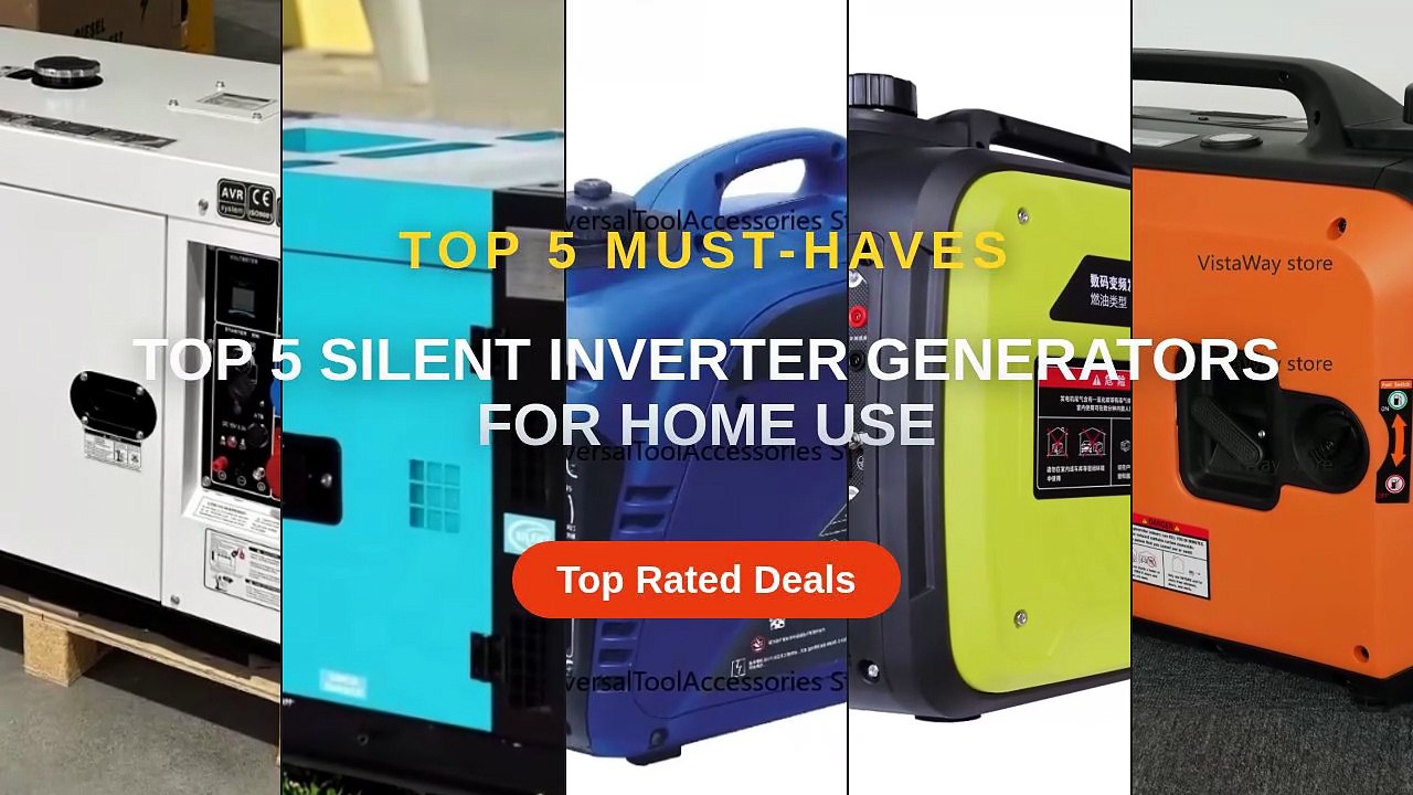 Top 5 Silent Inverter Generators For Home Use - Video Dailymotion