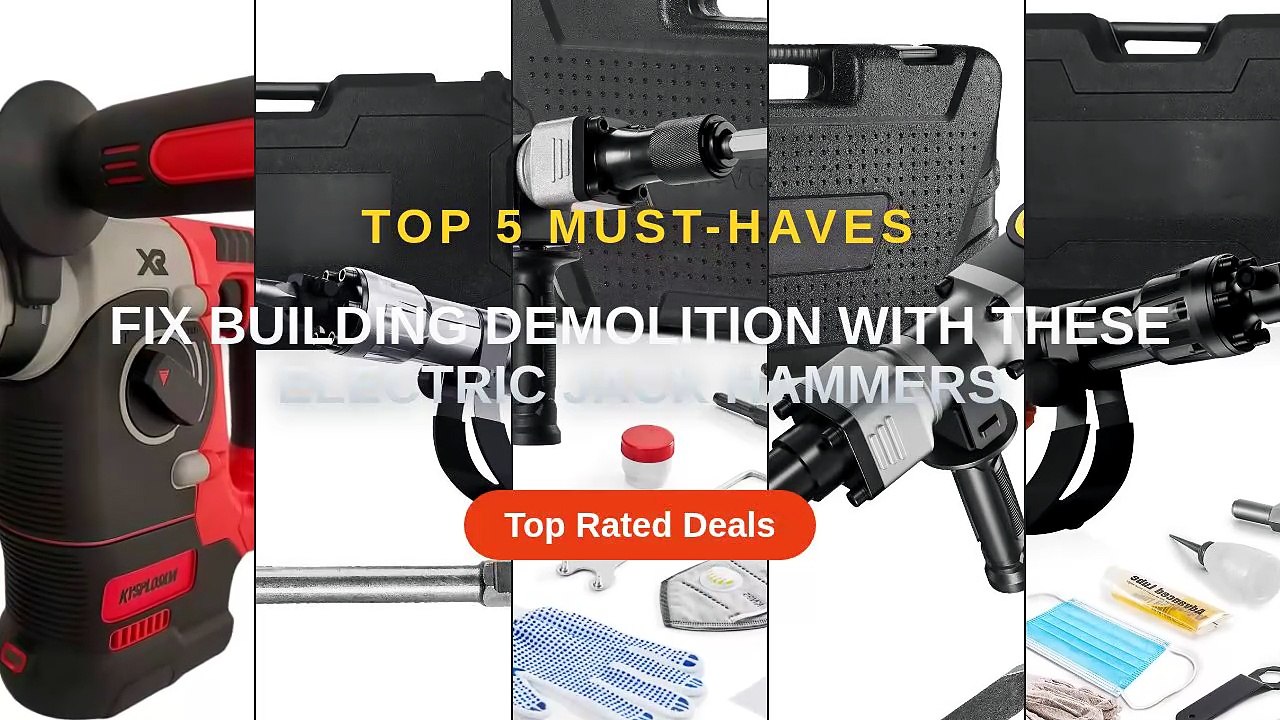 Fix Building Demolition With These Electric Jack Hammers - Video ...