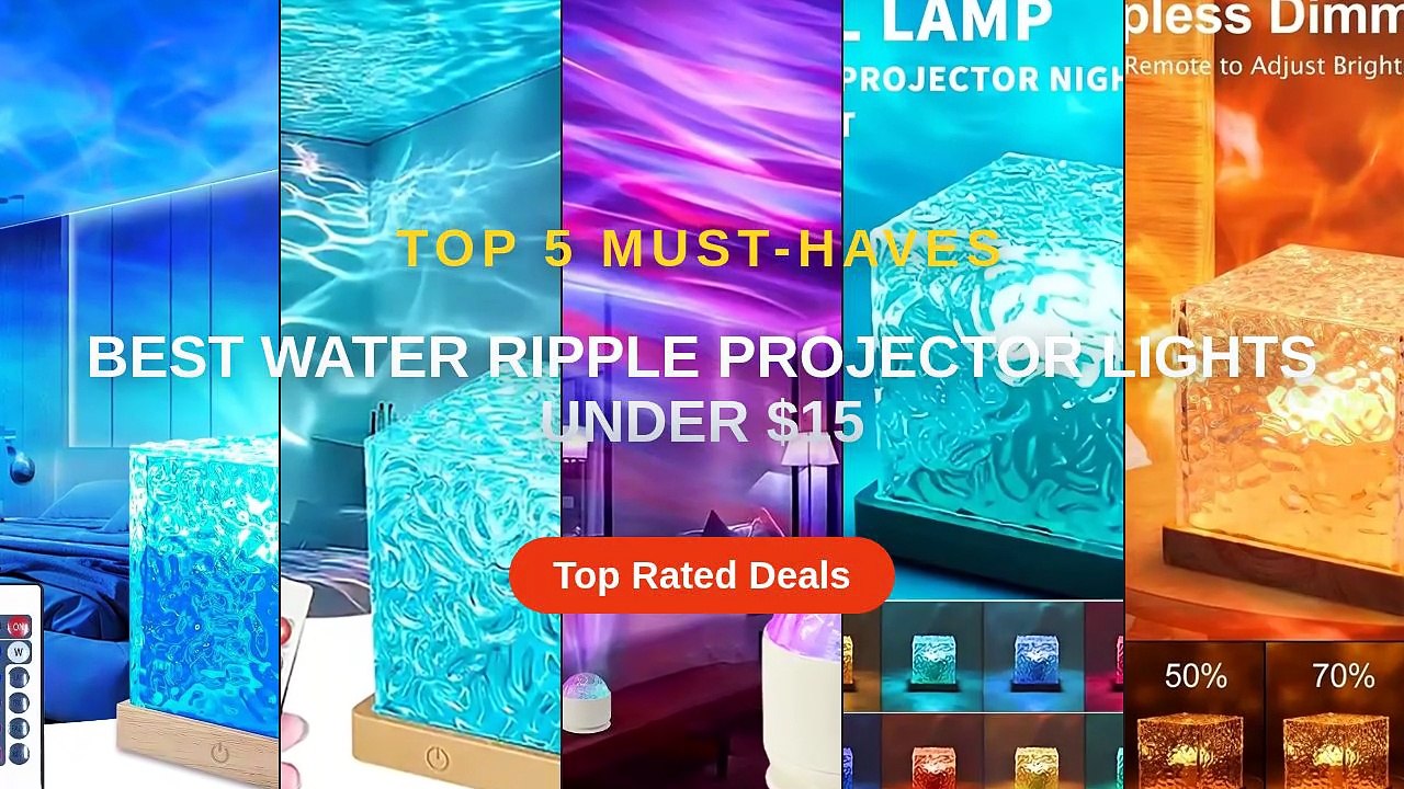 Best Water Ripple Projector Lights Under $15 - Video Dailymotion