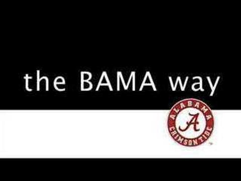 The Bama Way Poem RTR Crimson Tide University of ...