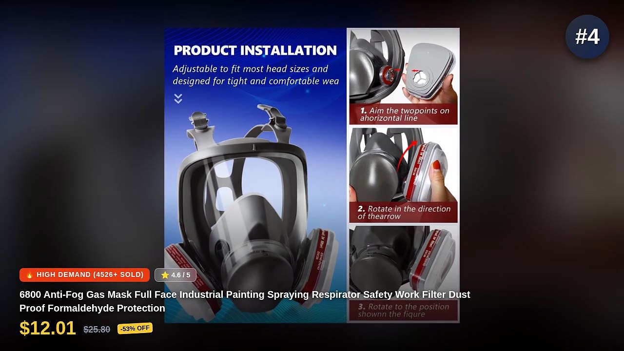 Top 5 Full Mask Respirators For Painting Spraying - Video Dailymotion