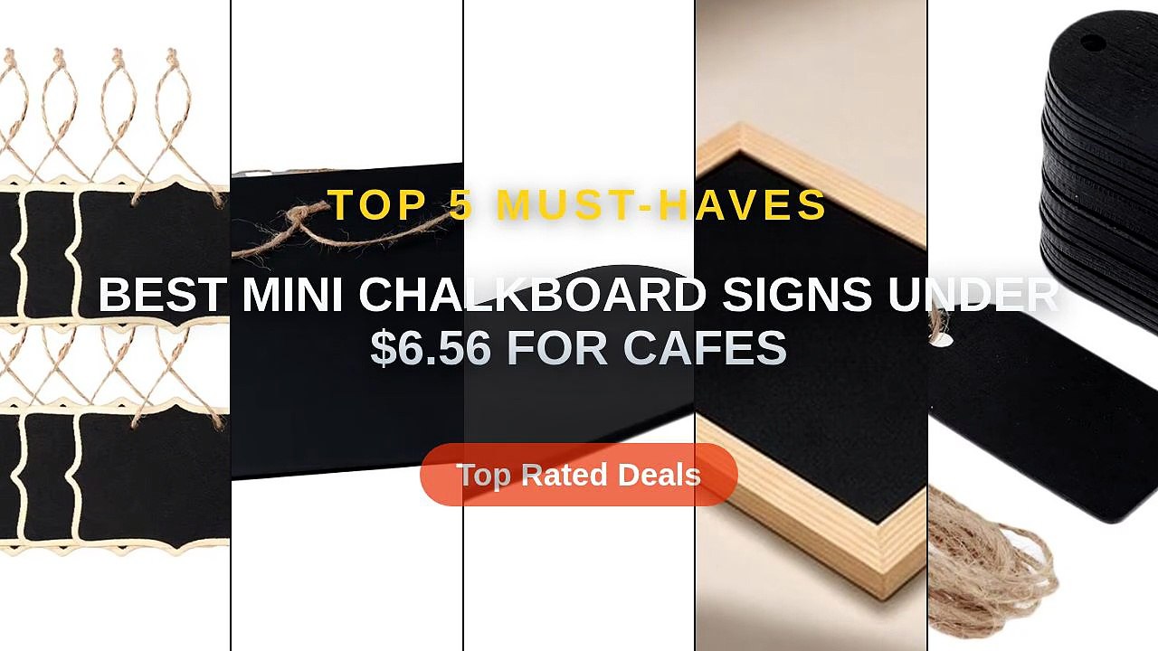 Best Mini Chalkboard Signs Under $6.56 For Cafes - video Dailymotion