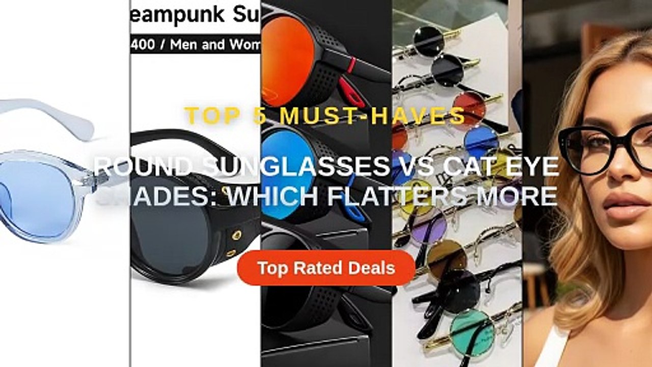Round Sunglasses vs Cat Eye Shades: Which Flatters More - Video Dailymotion